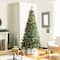 Glitzhome® Silver 26" LED Snowflake Cutout Metal Tree Collar